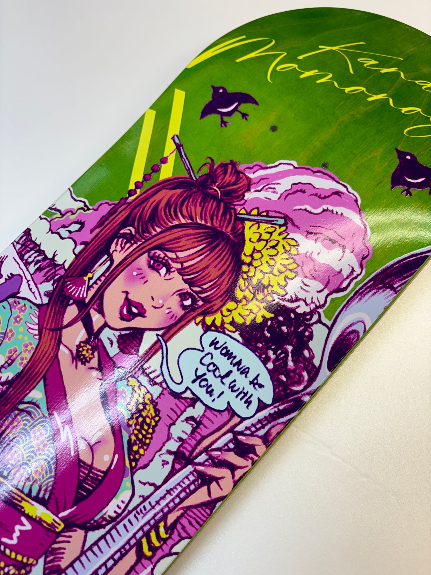 “Kana Momonogi x Rockin'Jelly Bean” Skate Deck