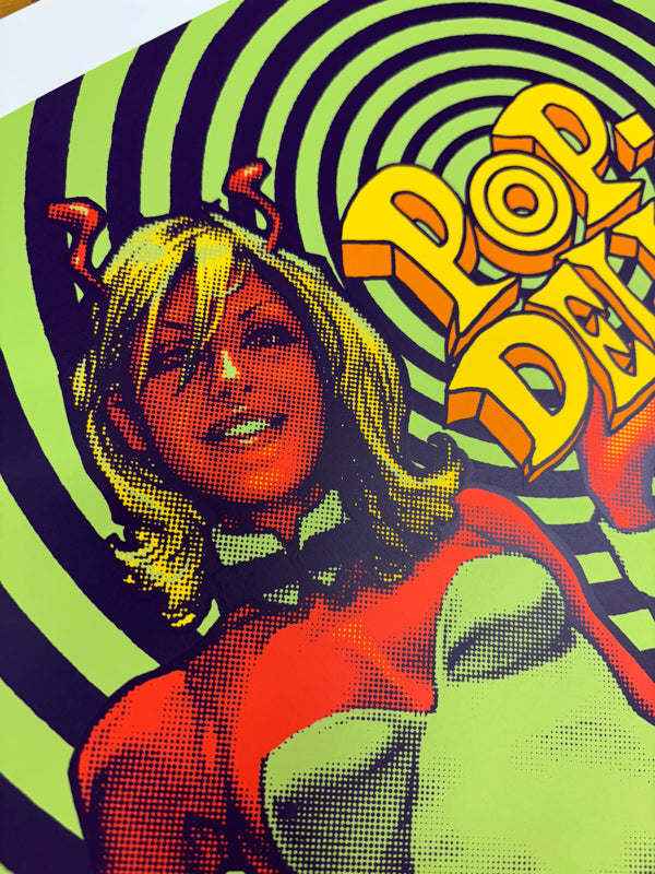 "POP-DELIC GIRL" Silk Screen Print 2nd