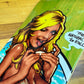 "RAW GIRL" Skate Deck