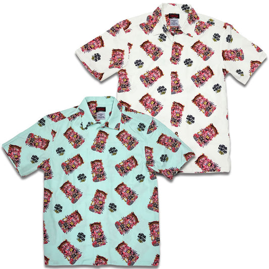 “JUNK BLUES x Rockin’Jelly Bean” Open Shirt