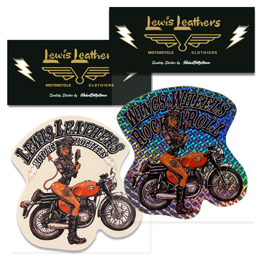 "Lewis Leathers" Sticker