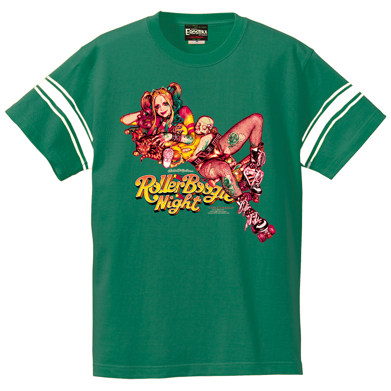 “ROLLER BOOGIE NIGHT” LINE T-SHIRT