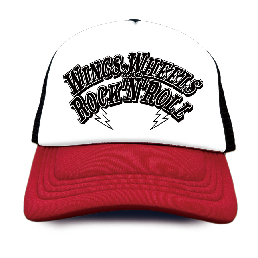 "WINGS,WHEELS,and ROCK’N’ROLL" Mesh Cap