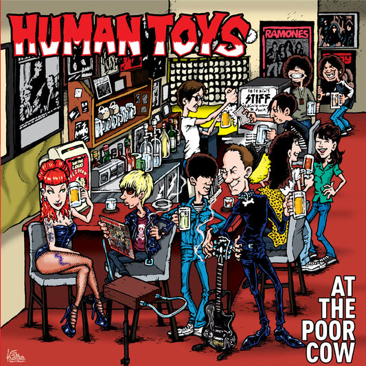 HUMAN TOYS / AT THE POOR COW (LP)