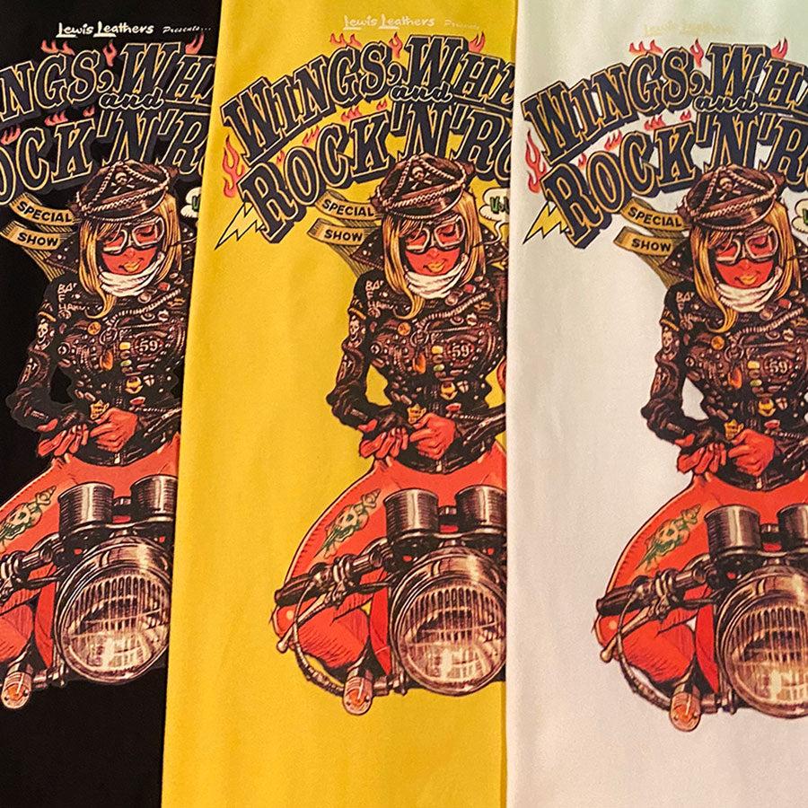 "WINGS,WHEELS,and ROCK’N’ROLL Vol.3" T-shirt