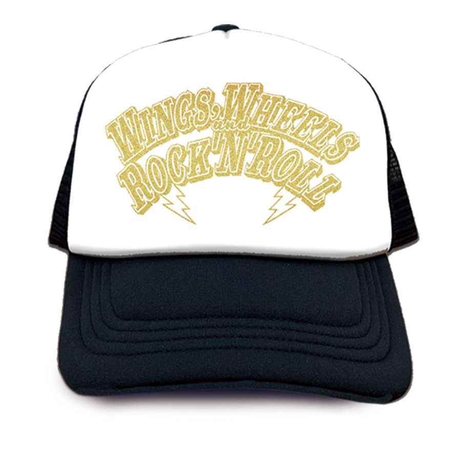 "WINGS,WHEELS,and ROCK’N’ROLL" Mesh Cap