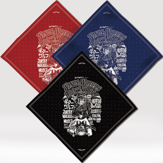 "WINGS,WHEELS,and ROCK’N’ROLL Vol.3" Bandana