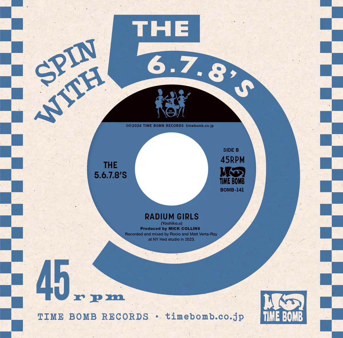 The 5.6.7.8’S- Telstar / Radium Girls-7” single（初回盤）