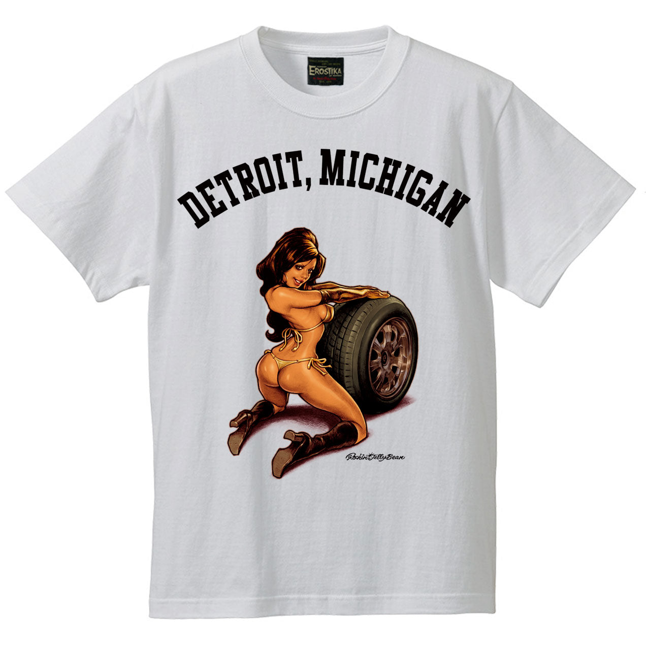 “DETROIT MOTOR GIRL” T-SHIRT