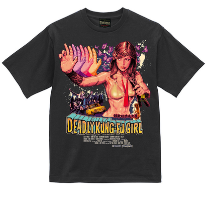 "DEADLY KUNG-FU GIRL" T-SHIRT