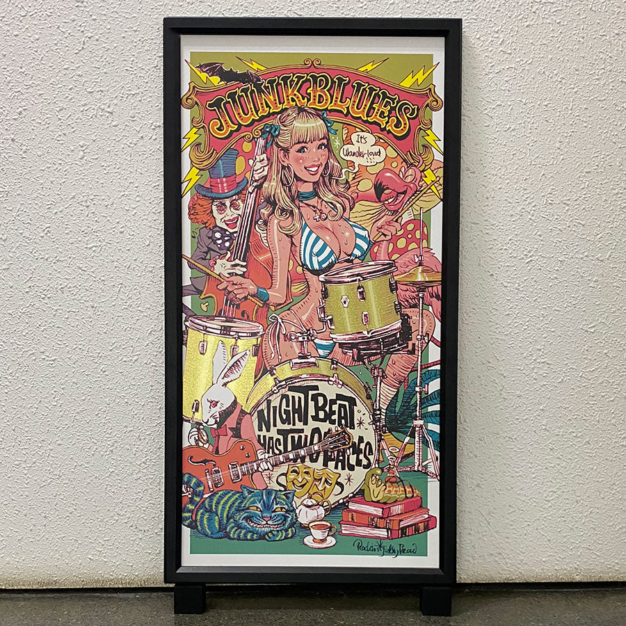 “JUNK BLUES x Rockin’Jelly Bean” OFFSET POSTER
