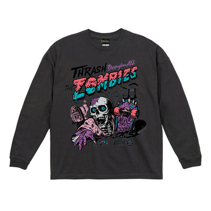 "NEVER TRUST THE ZOMBIES" LONG SLEEVE T-SHIRT