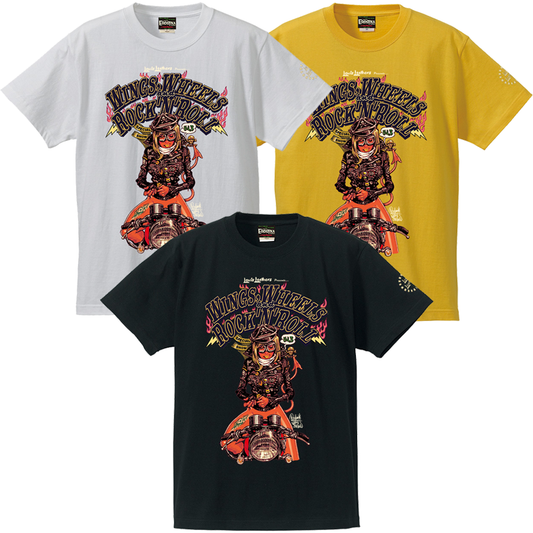 "WINGS,WHEELS,and ROCK’N’ROLL Vol.3" T-shirt