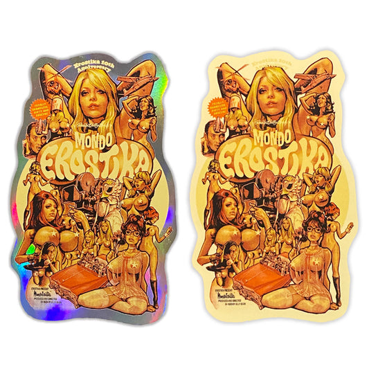 "MONDO EROSTIKA" STICKER