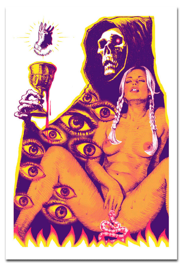 "ONE ROOM SEX SABBATO " Silk Screen Print