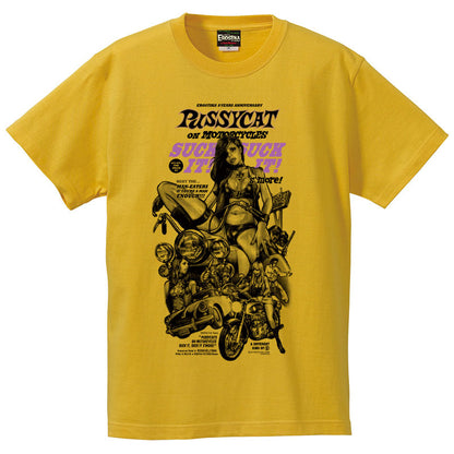 “PUSSYCAT ON MOTORCYCLES” T-SHIRT