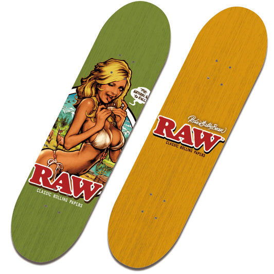 "RAW GIRL" Skate Deck