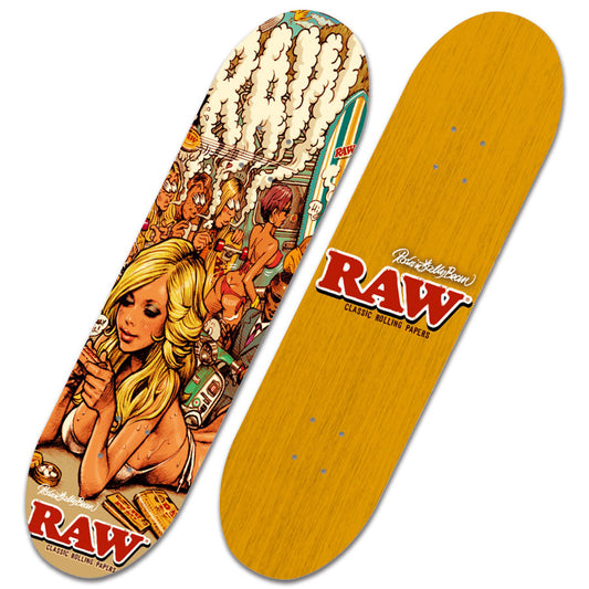 "RAW GIRL Summer" Skate Deck