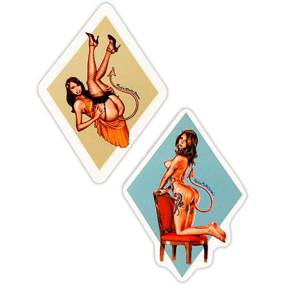 "Peeping Window" Sticker set of 2