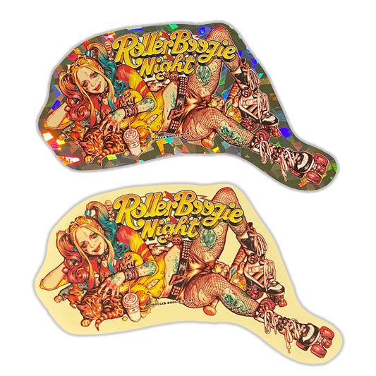 “ROLLER BOOGIE NIGHT” STICKER