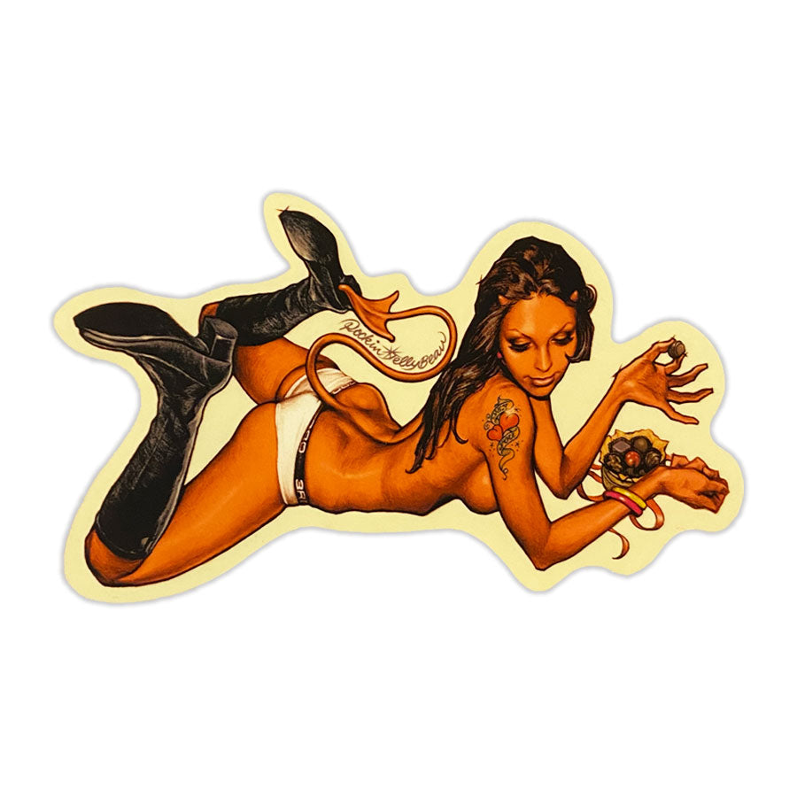 "EVIL VALENTINE" STICKER