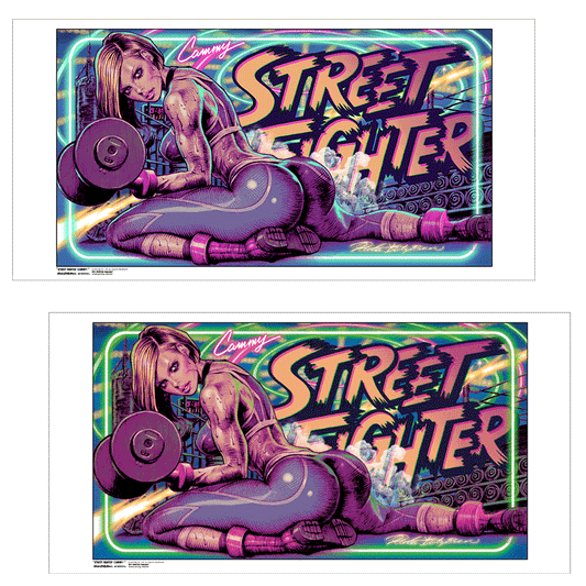 【Pre-Order】STREET FIGHTER "CAMMY" Silk Screen Print