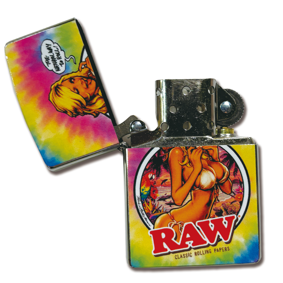 "PSYCHEDELIC RAW GIRL" ZIPPO LIGHTER