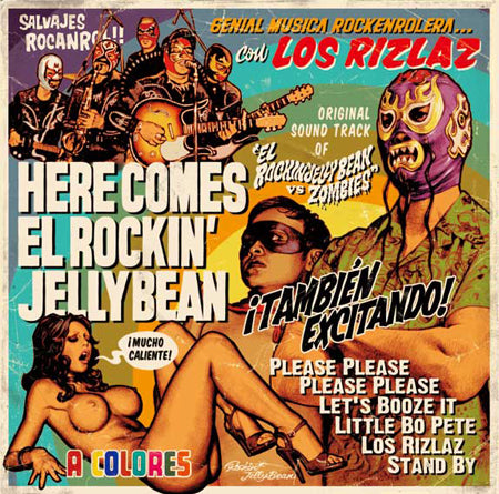 "HERE COMES EL ROCKIN' JELLY BEAN" / LOS RIZLAZ (CD)