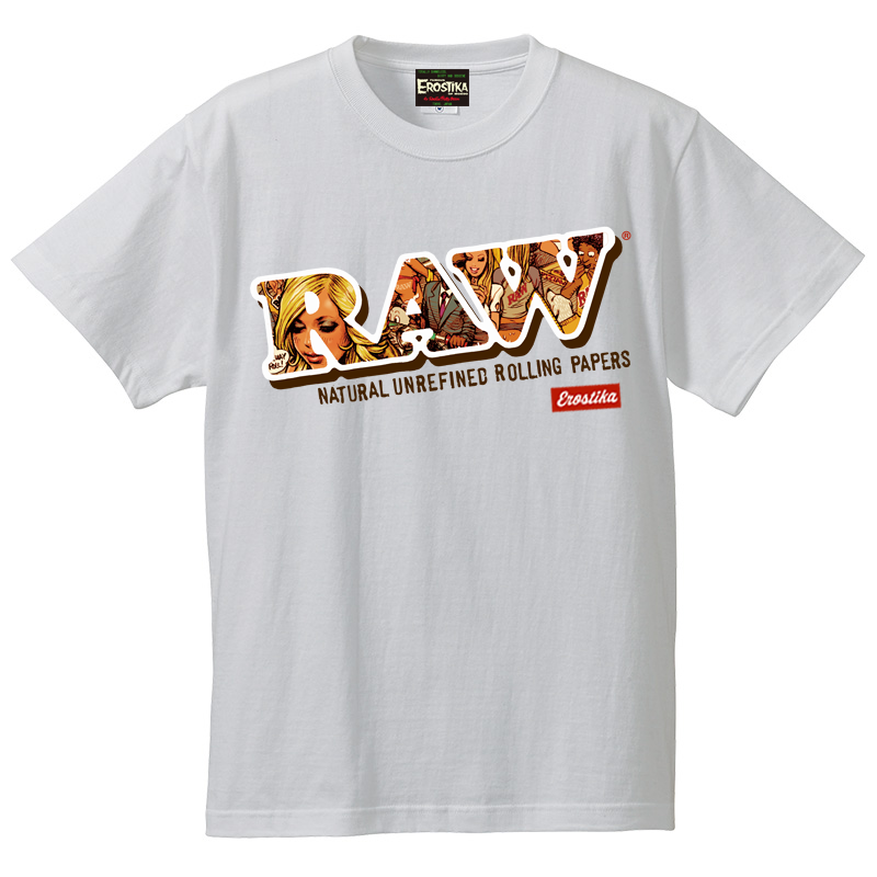 RAW Tシャツ サイズ有 ロッキングジェリービーンズ  手巻きタバコブランド