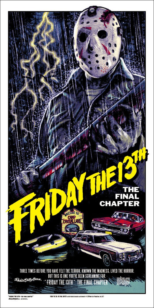 "Friday The 13th -Final Chapter-" Silk Screen Print