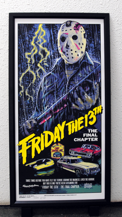 Friday The 13th -Final Chapter- Silk Screen Print