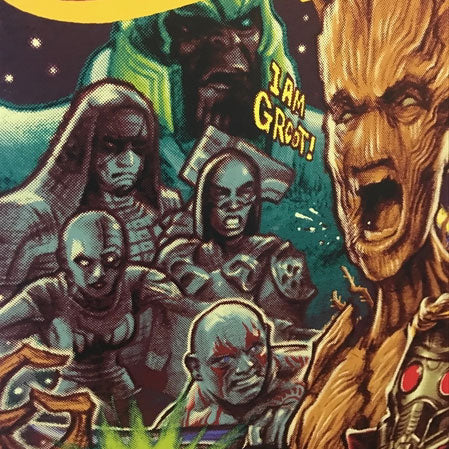 "Guardians of the Galaxy" Silk Screen Print