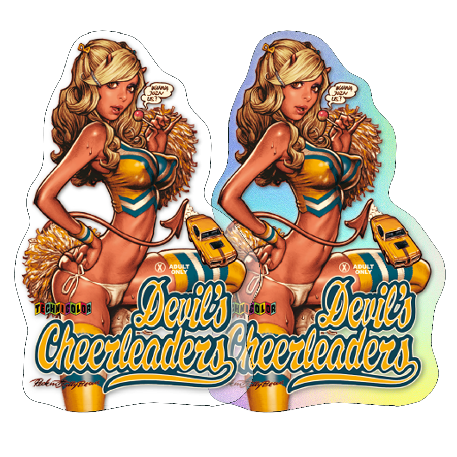 “Devil’s Cheerleaders” Sticker