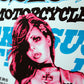 "PUSSYCAT ON MOTORCYCLE" Silk Screen Print