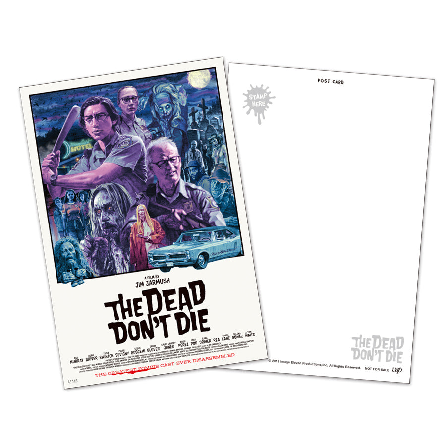 "THE DEAD DON'T DIE" DVD - With Rockin'Jelly Bean Post Card