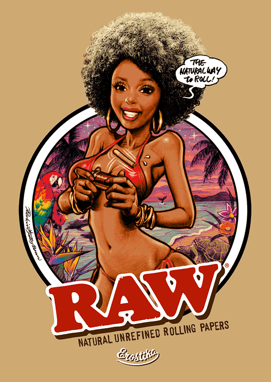 RAW x Rockin'Jelly Bean” Double Sided Poster – Erostika
