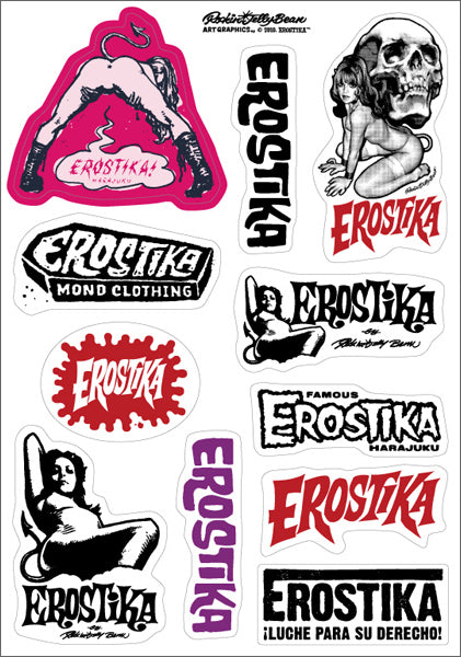 "EROSTIKA LOGO" Sticker Sheet